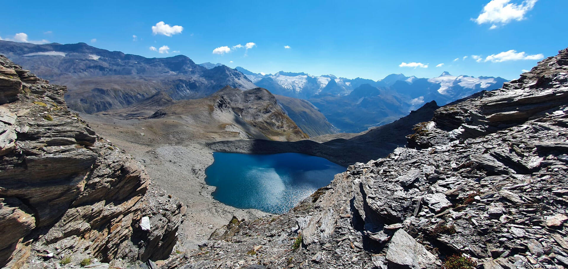 Lac vue d'au dessus
